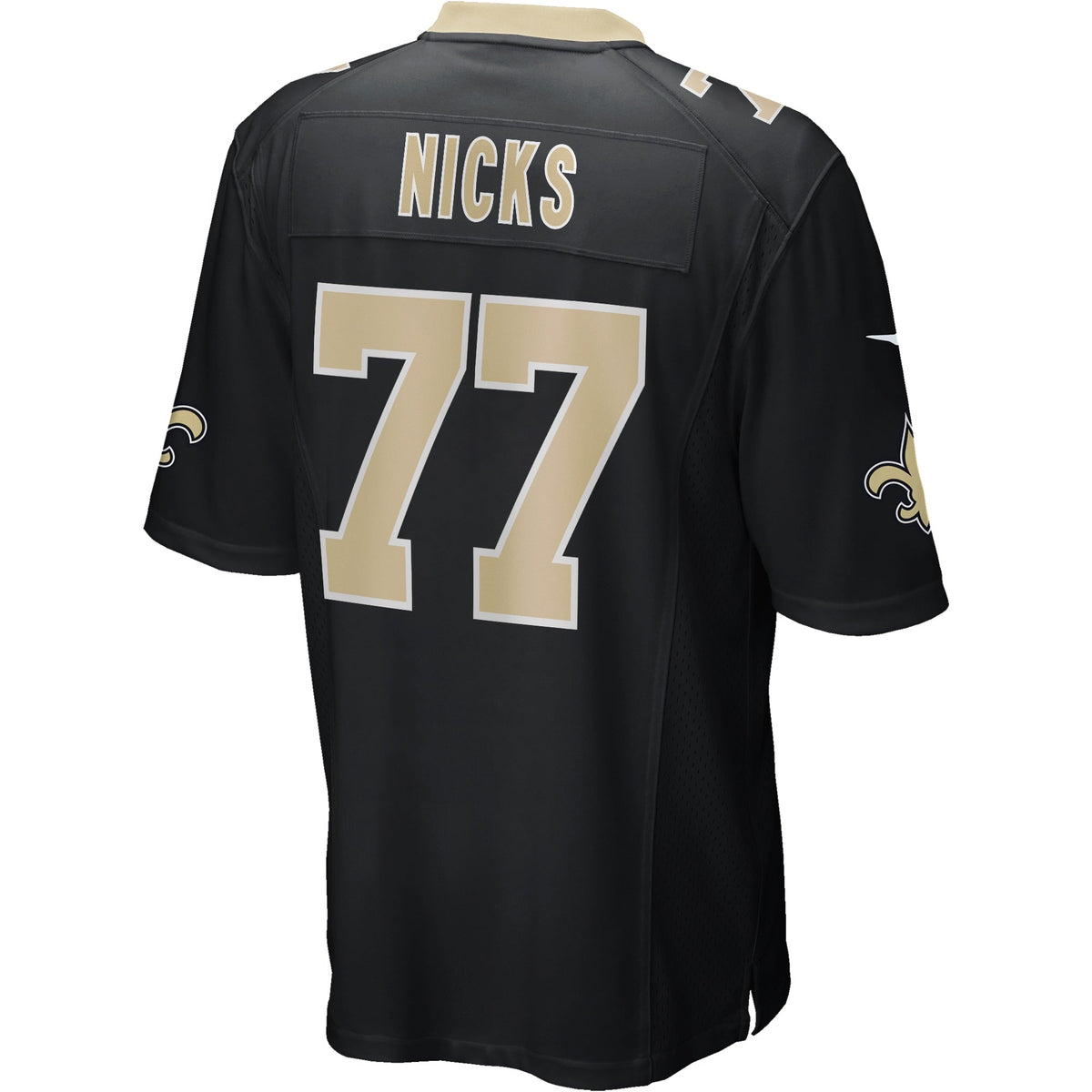 Carl Nicks New Orleans Saints Nike Game Retired   Jersey - Black