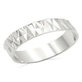 Imitation Rhodium Brass Ring with No Stone
