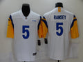 Men's Los Angeles Rams Jalen Ramsey #5 White Legend jersey