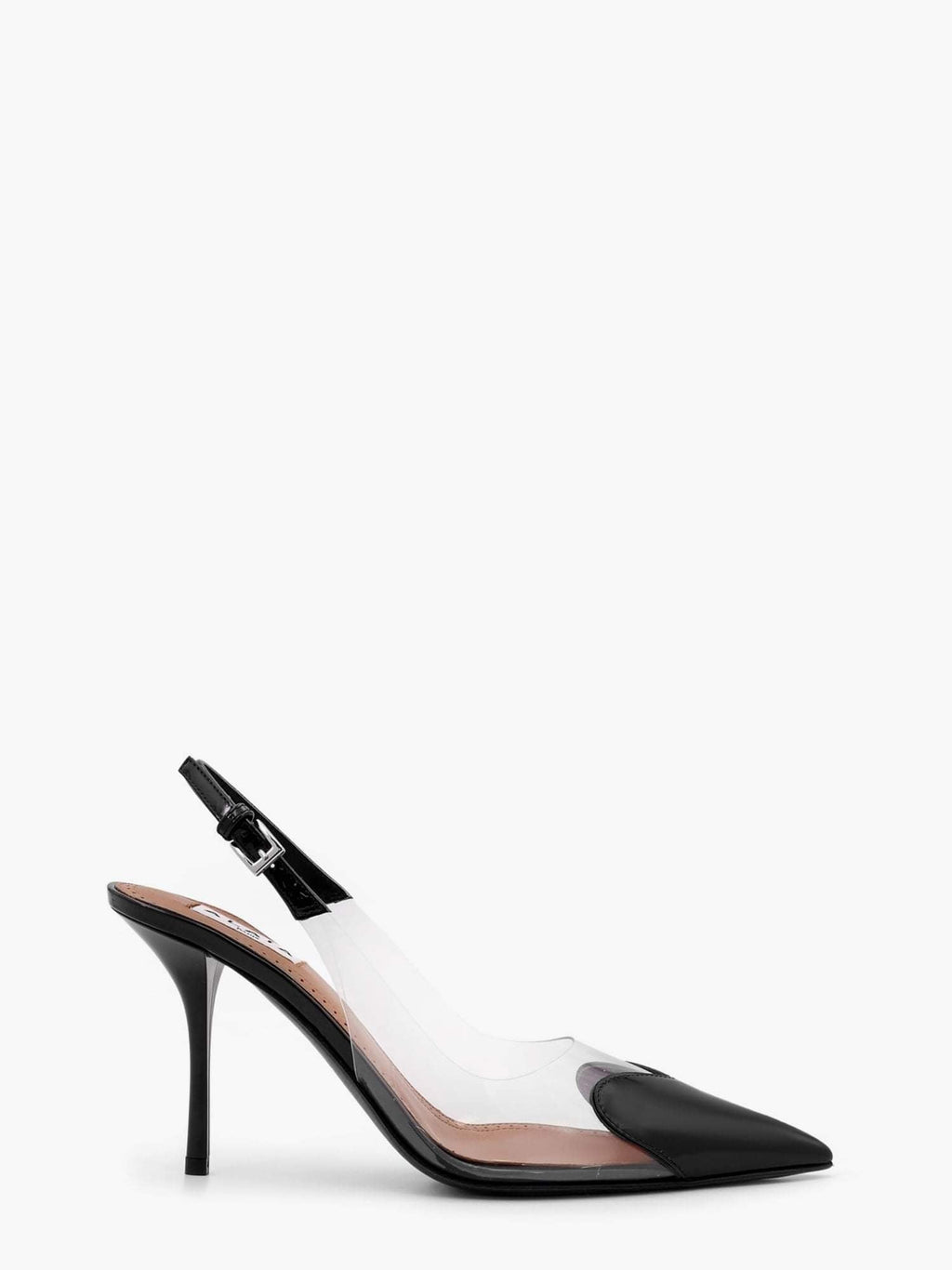 Alaia Women Le Coeur Slingback Pvc And Leather Pumps