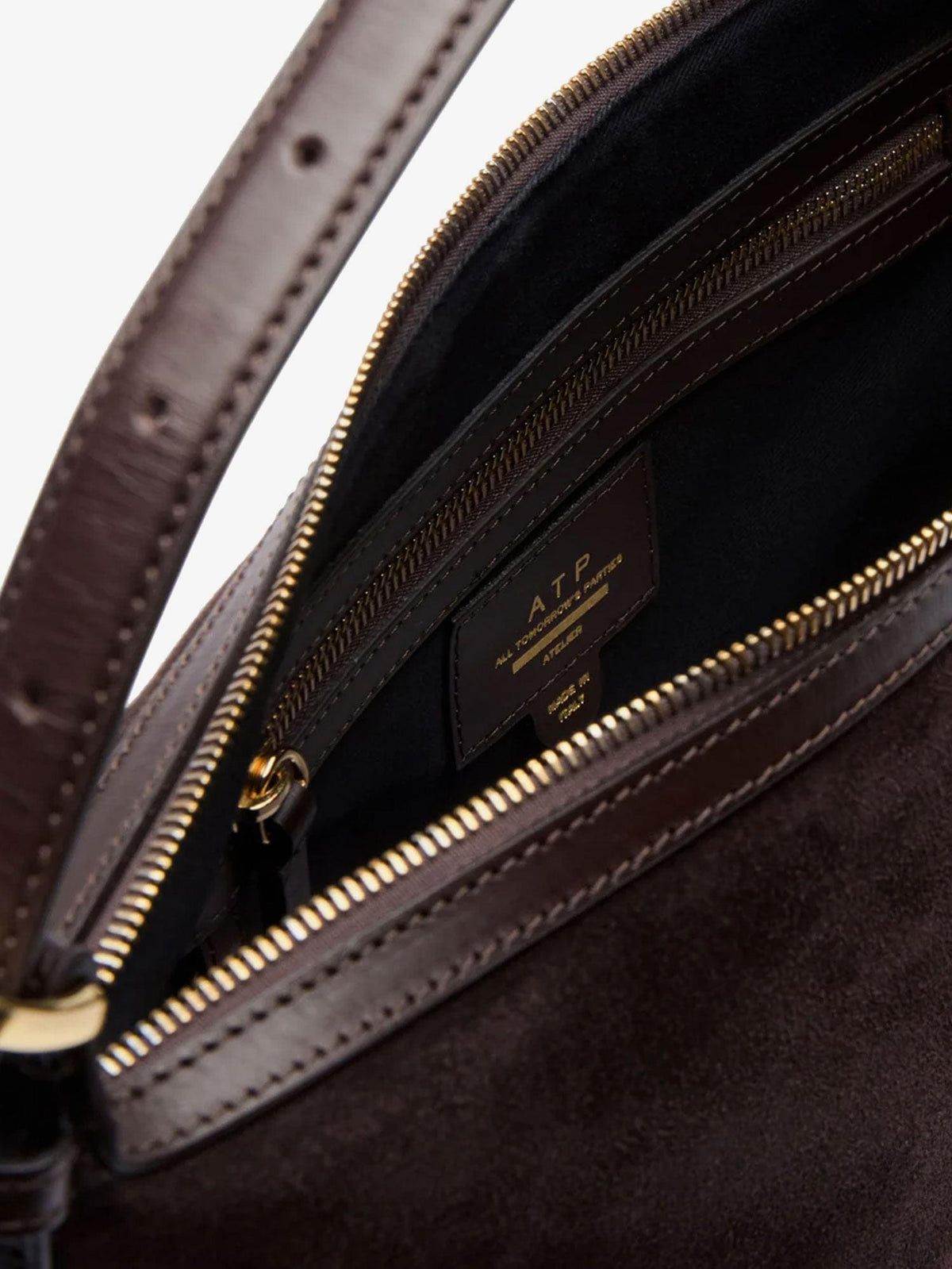 Atp Atelier Women Castellare Suede Shoulder Bag