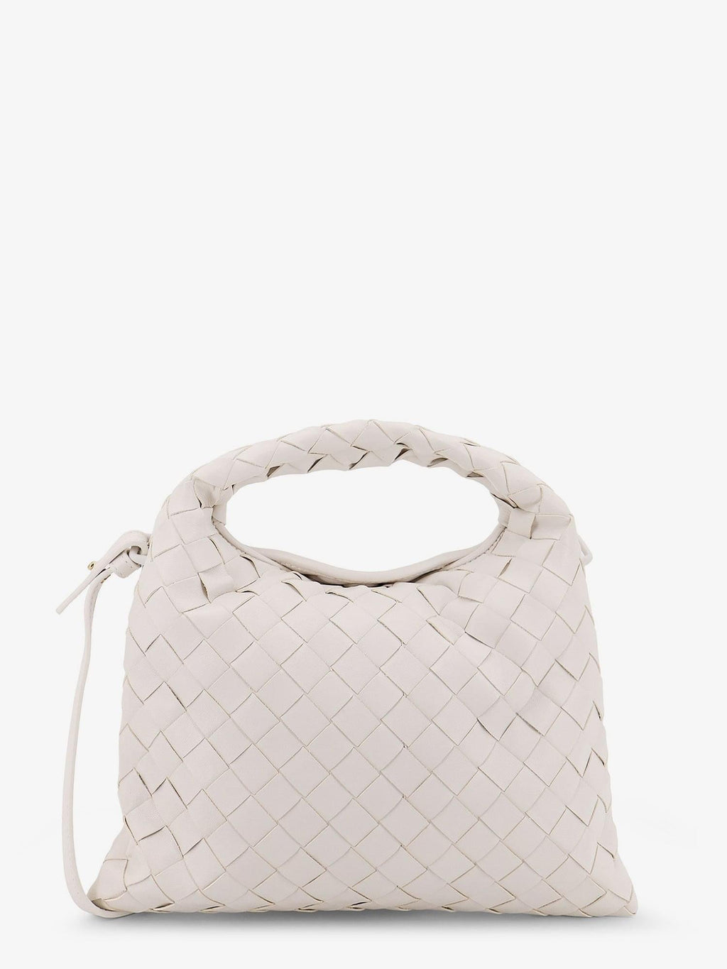 Bottega Veneta Women Mini Hop Leather Crossbody Bag With Intrecciato Pattern