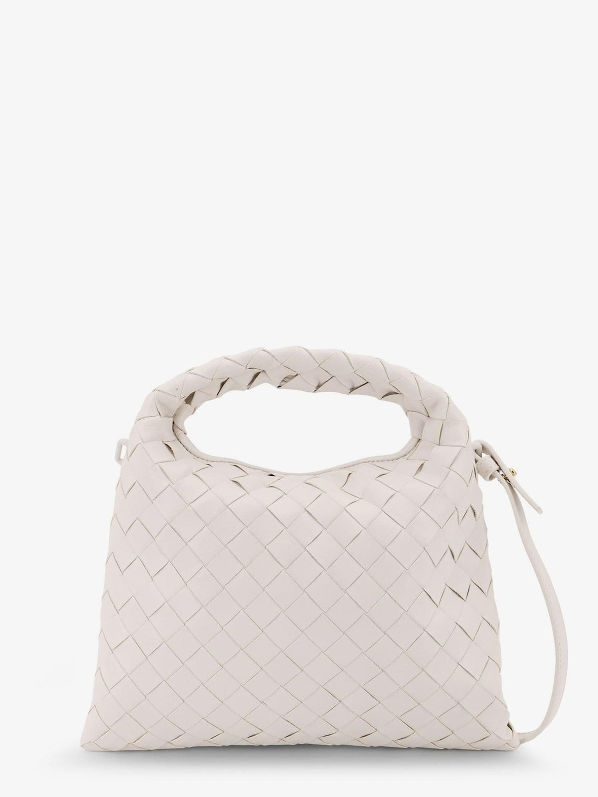 Bottega Veneta Women Mini Hop Leather Crossbody Bag With Intrecciato Pattern