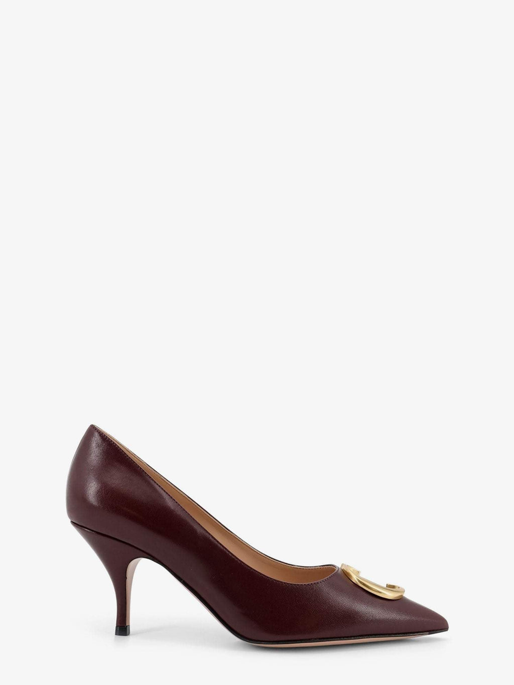 Dior Women Dior Initials Leather Pumps With Metal Cd Initials