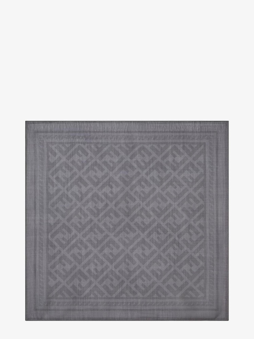 Fendi Men Wool And Silk Scarf