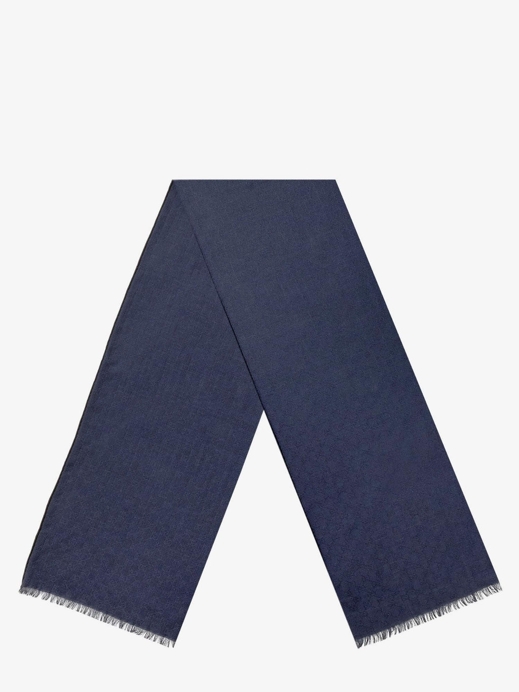 Gucci Men Wool And Silk Scarf