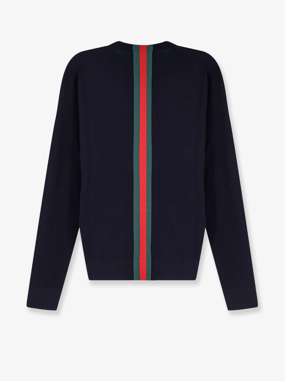 Gucci Men Cotton Sweater With Nastro Web Inlay