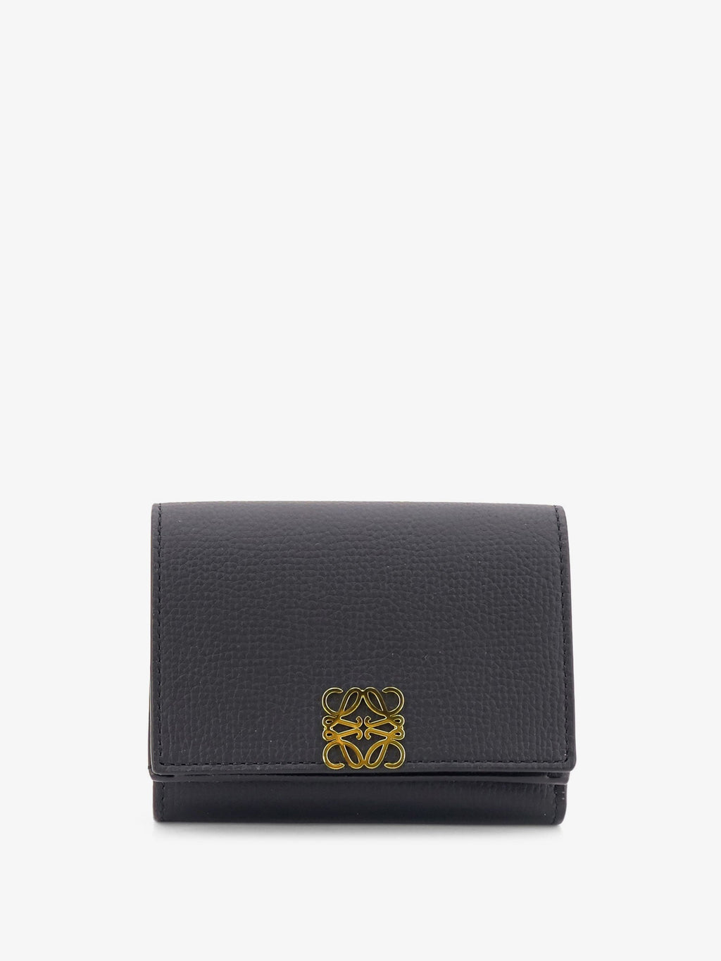 Loewe Women Anagram Tri-Fold Leather Wallet