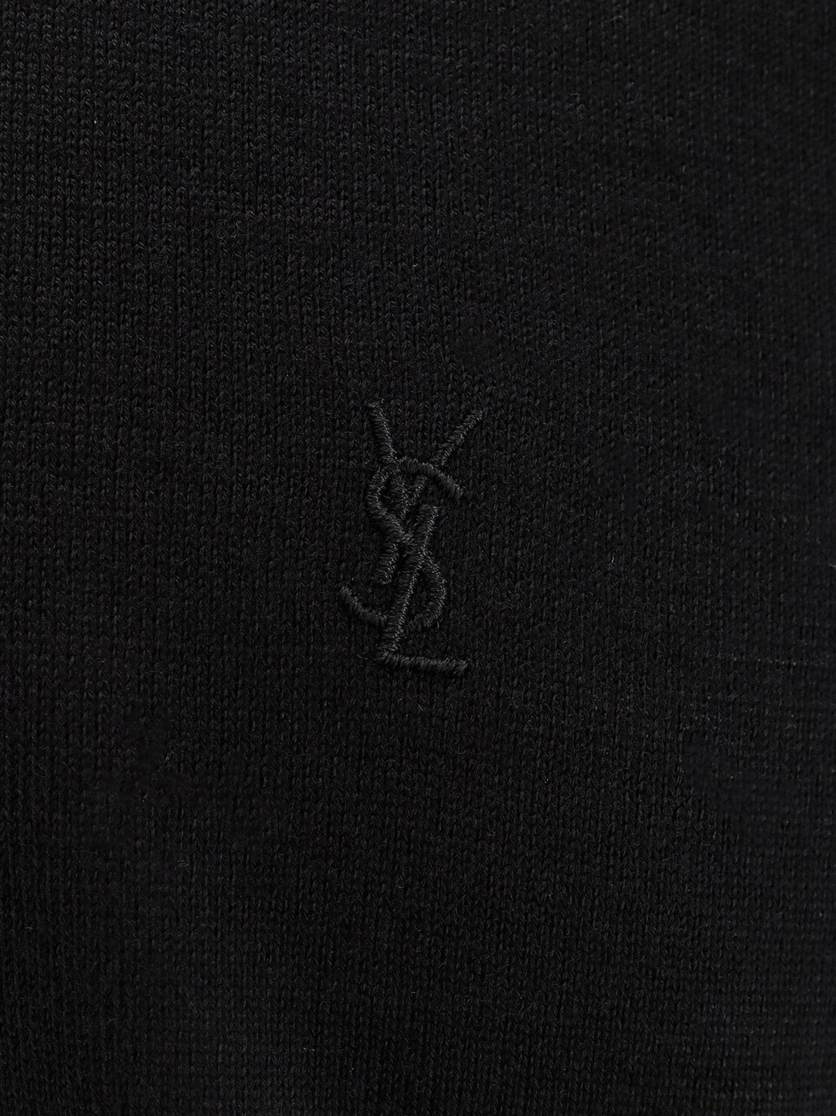 Saint Laurent Men Classic Wool Polo Shirt