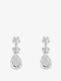 Self Portrait Women Crystal Flower Tiered Earrings