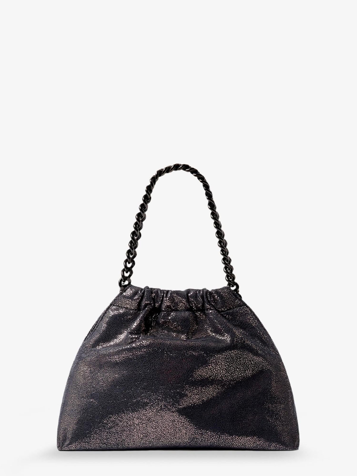 Stella Mccartney Women Falabella Eco Shiny Dotted Chamois Fabric Shoulder Bag
