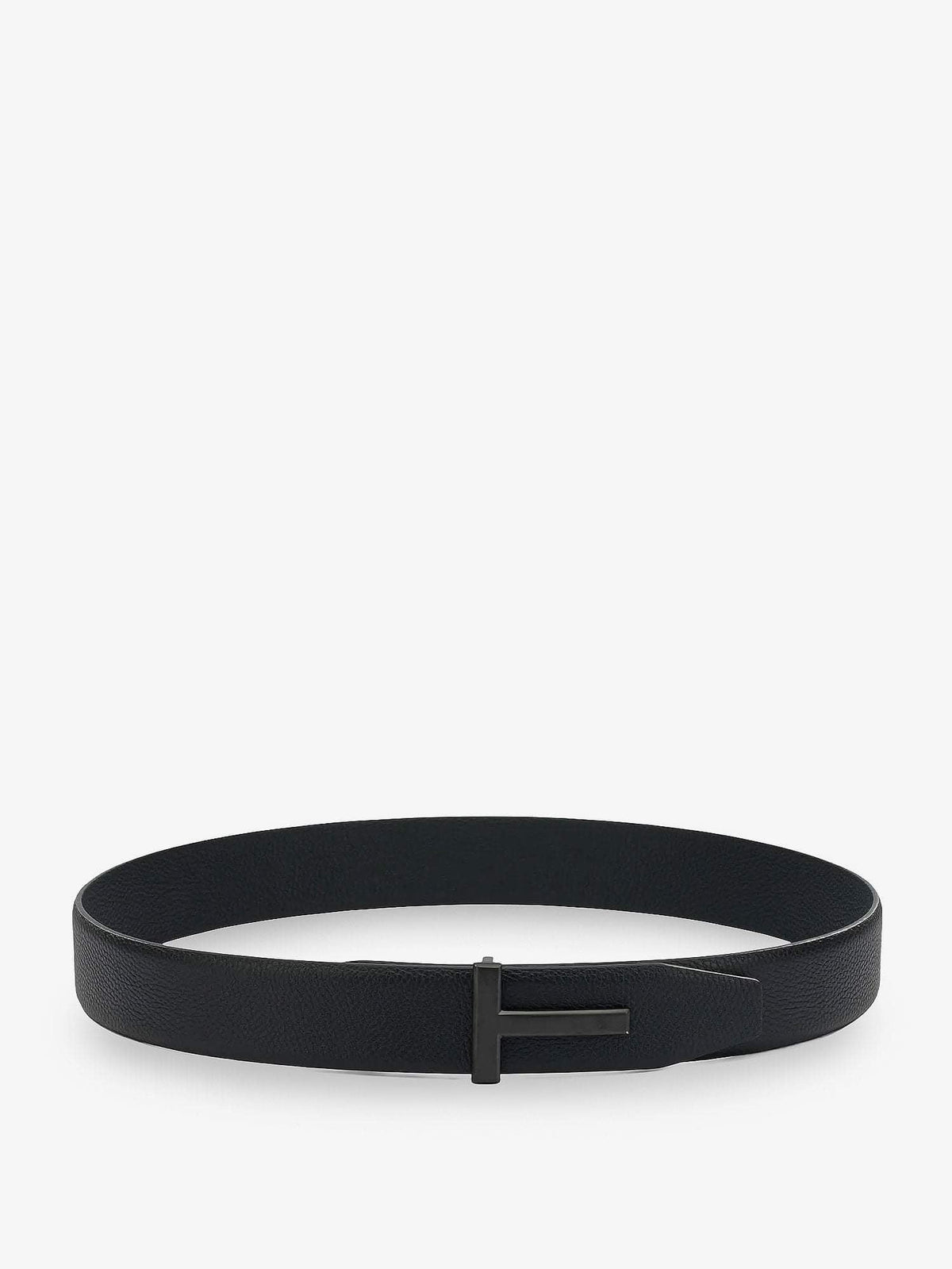 Tom Ford Men Hammered Leather Belt