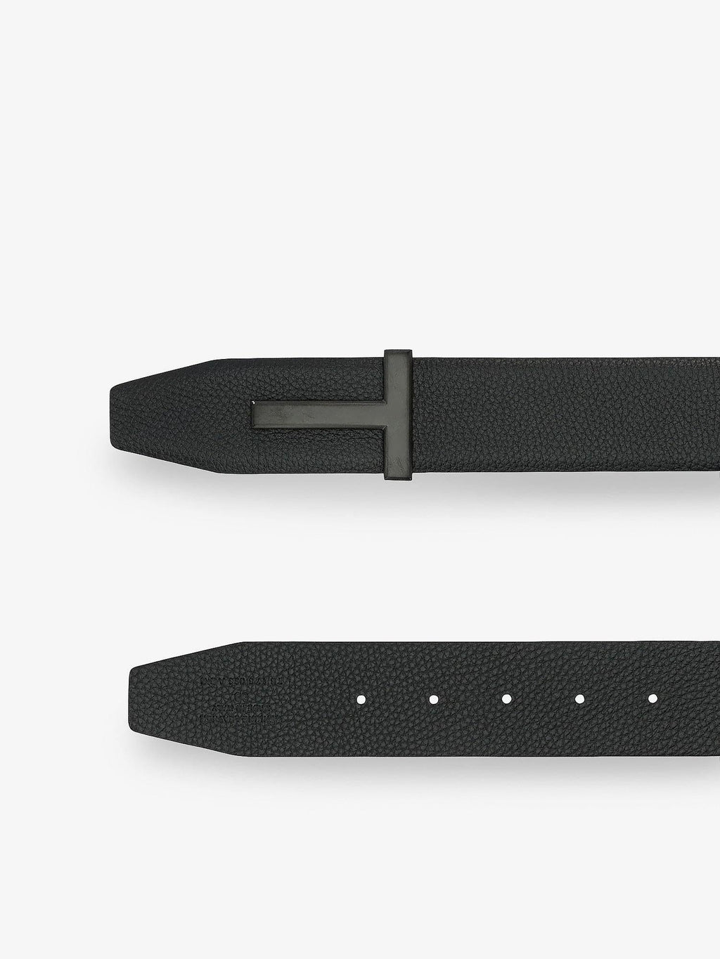 Tom Ford Men Hammered Leather Belt