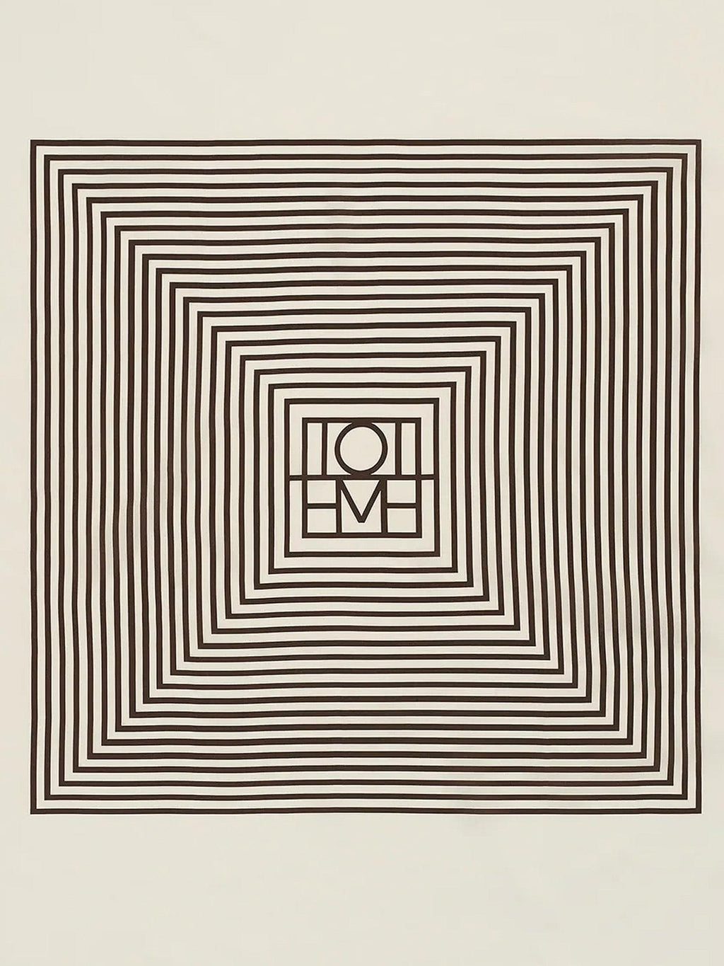 Toteme Women Centered Monogram Silk Foulard