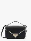 Valentino Garavani Women Rockstud Leather Crossbody Bag With Stud Detail
