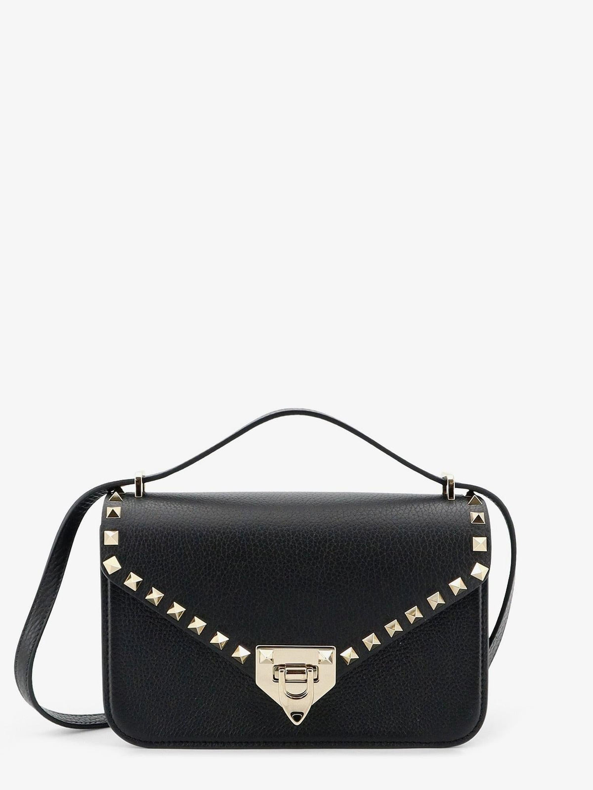 Valentino Garavani Women Rockstud Leather Crossbody Bag With Stud Detail
