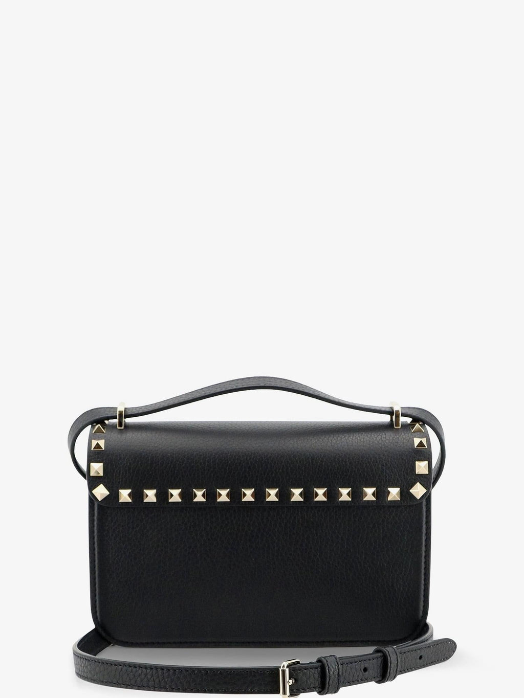 Valentino Garavani Women Rockstud Leather Crossbody Bag With Stud Detail