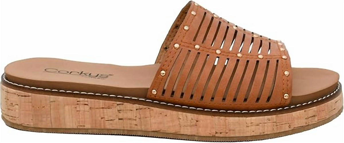 Women's At Ease Sandal In Cognac