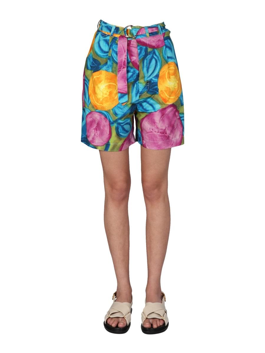 Marni Women Multicolor Print Bermuda