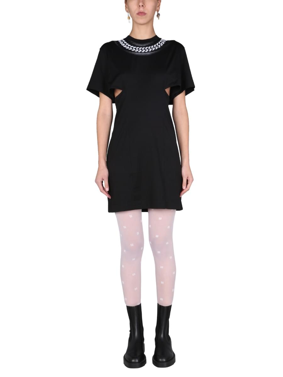 Givenchy Women Dress With 3D "Chain" Print