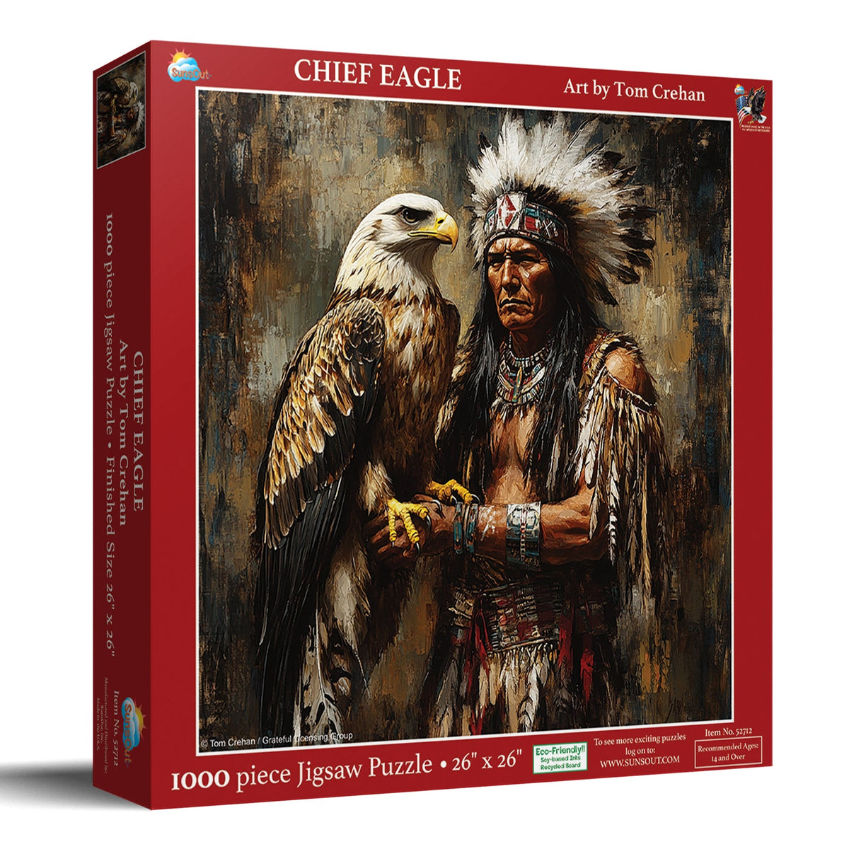 Chief Eagle 1000 piece Jigsaw Puzzle for Adults