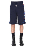 Missoni Men Embroidered Logo And Jacquard Insert Bermuda