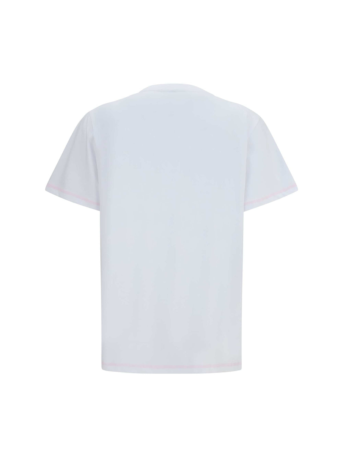 Ganni Women Cotton Raspberry T-Shirt