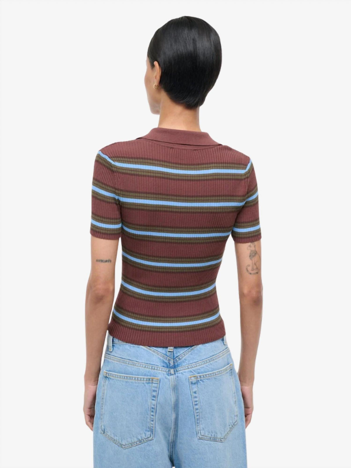 Ren Top In Redondo Stripe