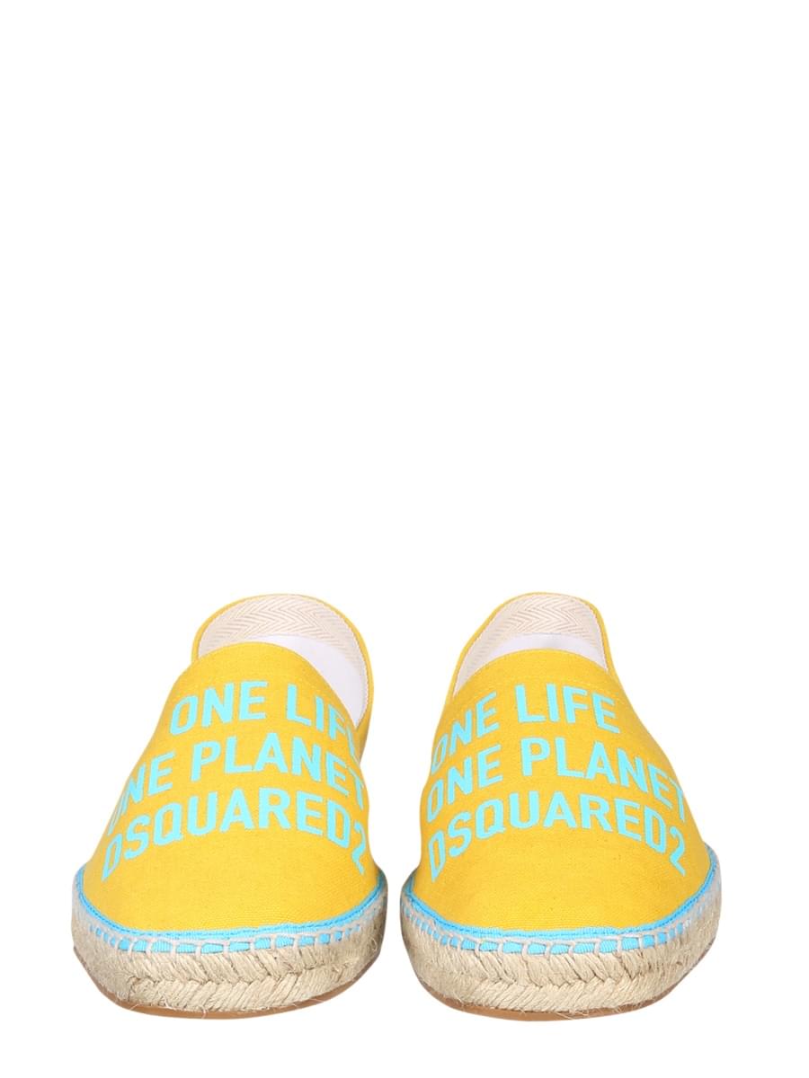 Dsquared Men Organic Canvas Espadrille