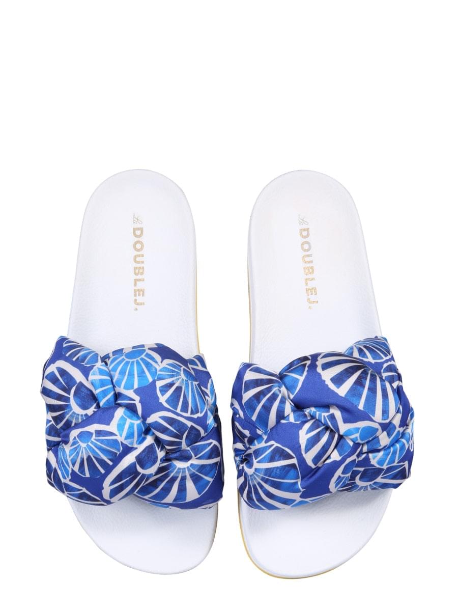 La Doublej Women Braid Slide Sandals