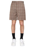 Givenchy Men Prince Of Wales Pattern Bermuda