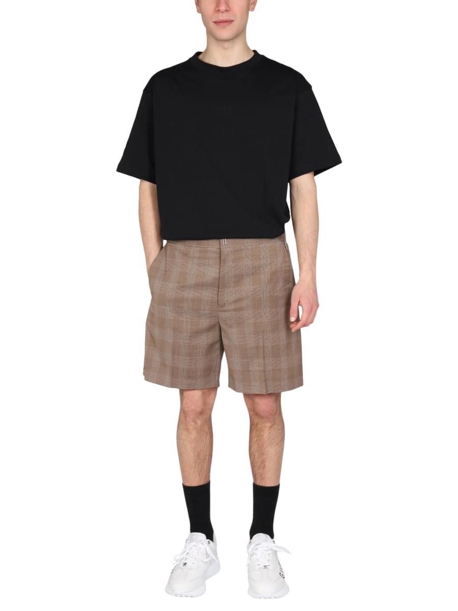 Givenchy Men Prince Of Wales Pattern Bermuda