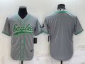 Men's Philadelphia Eagles Gray Blank jersey