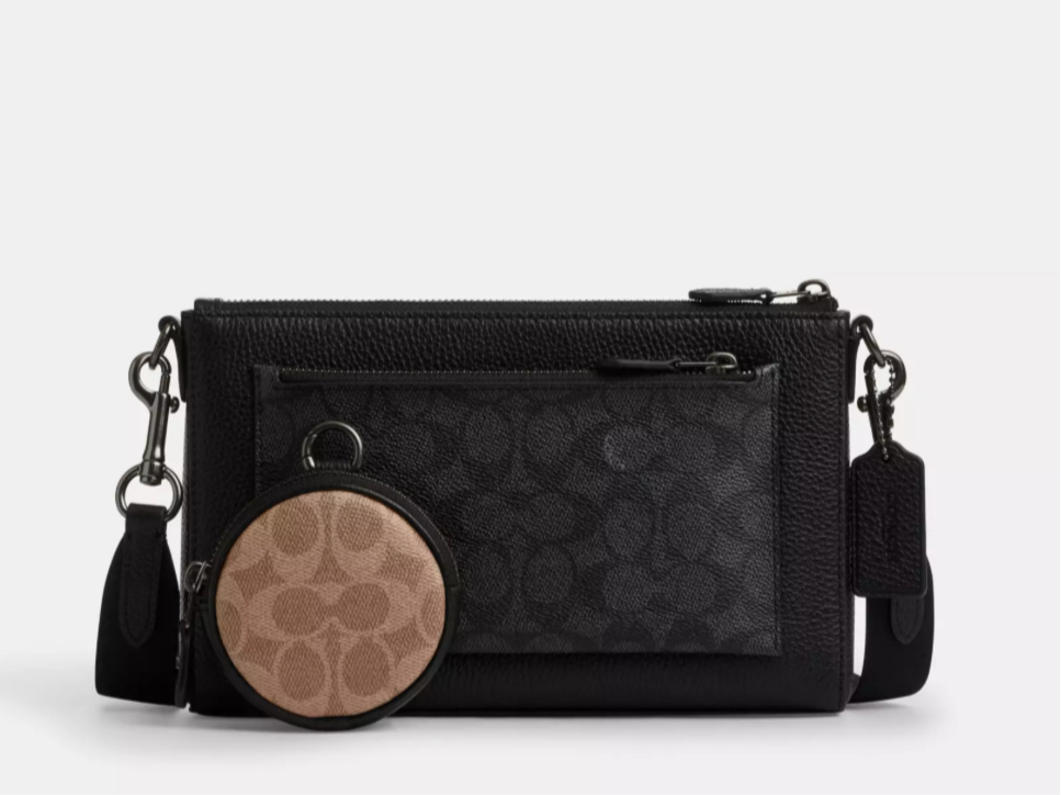 Coach Men’s Holden Crossbody In Signature Canvas & Leather