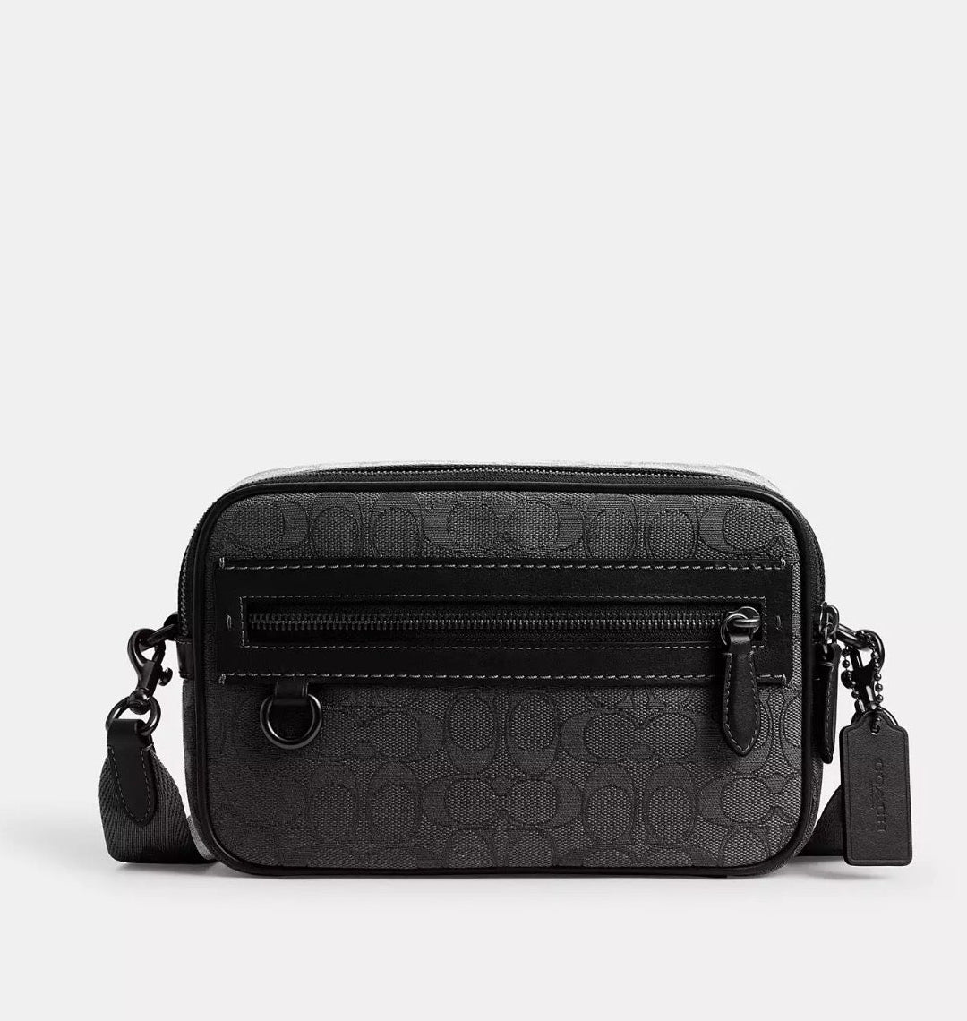 NWT Coach Medium Jamie Camera Crossbody Bag In Signature Canvas & Leather