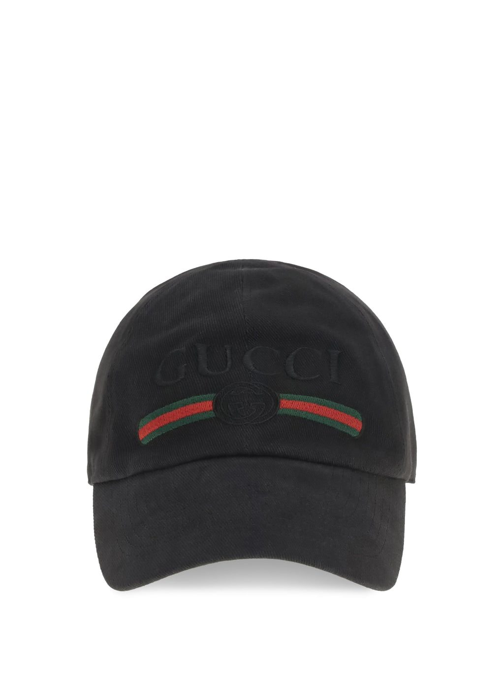 Gucci Men Cotton Baseball Cap With Embroidery