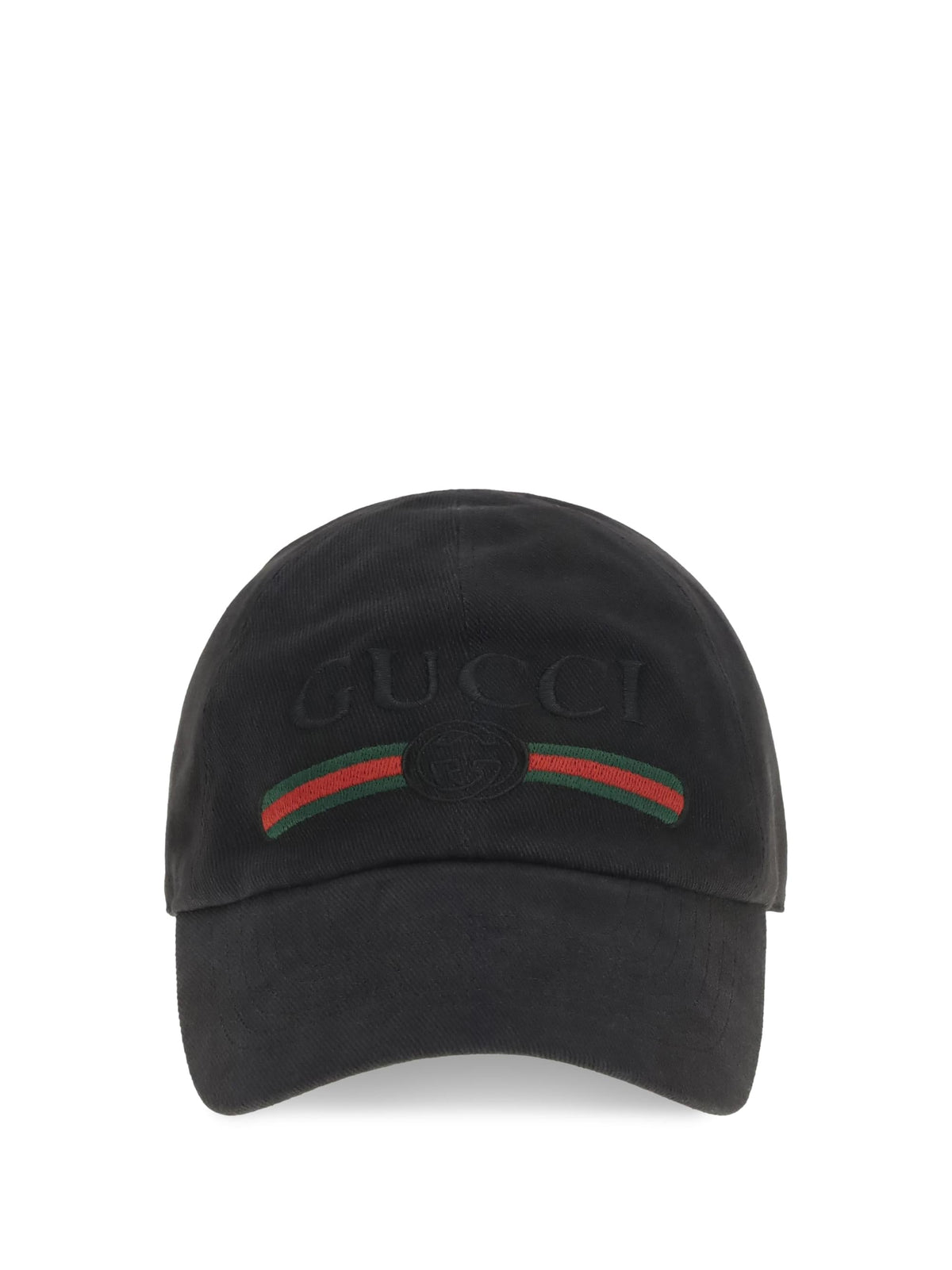 Gucci Men Cotton Baseball Cap With Embroidery