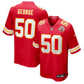 Kansas City Chiefs Brandon George Red Team Game Jersey