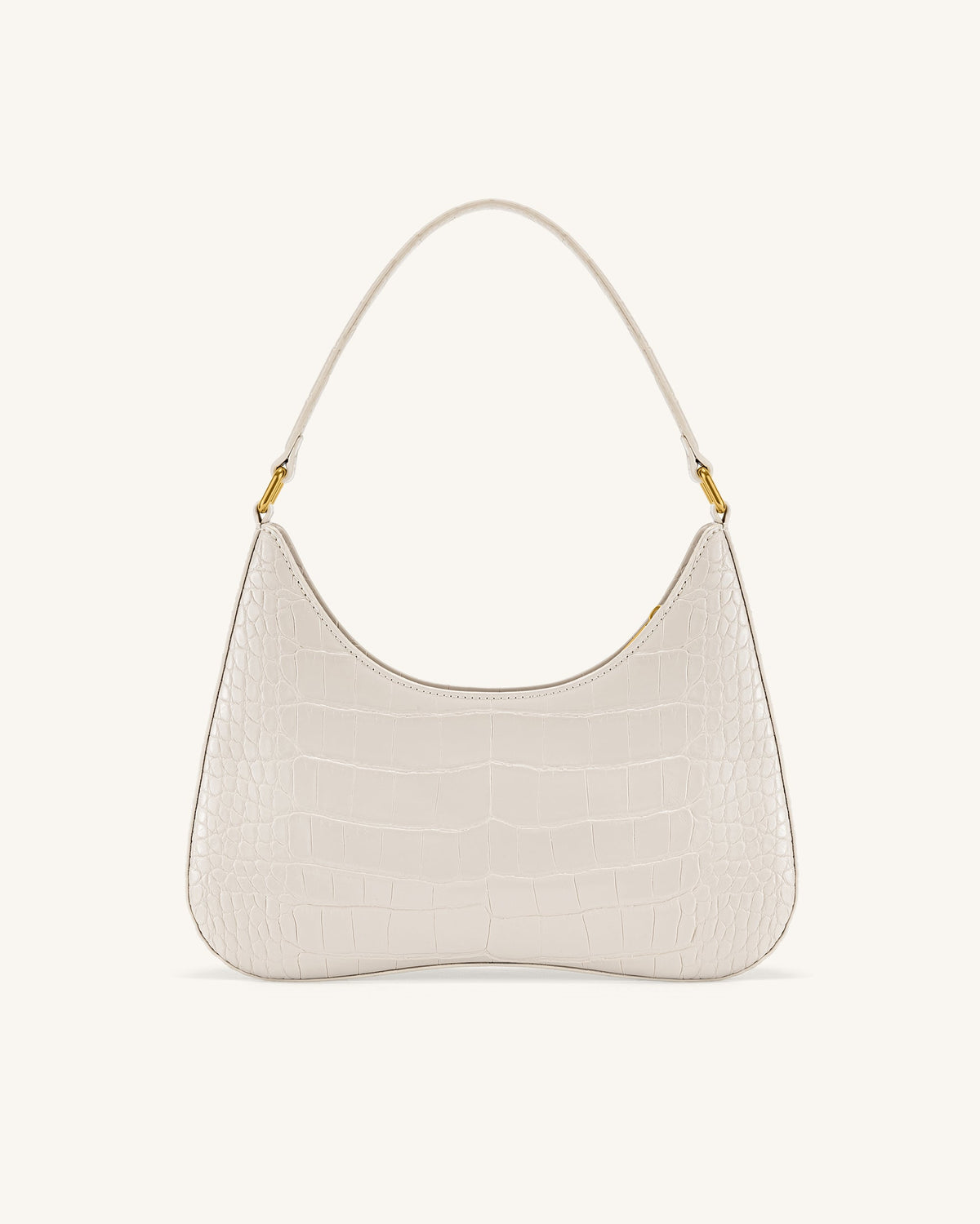 Ruby Shoulder Bag - White Croc