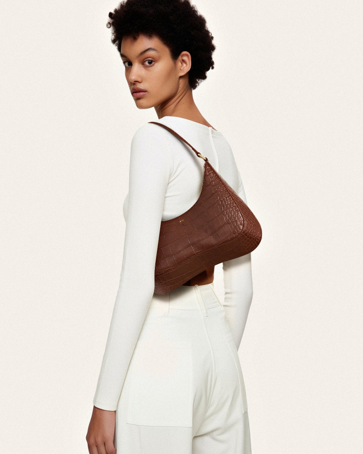 Ruby Shoulder Bag - Umber Croc