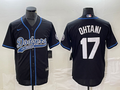 Men's Los Angeles Dodgers Shohei Ohtani #17 Black Player jersey Joint Edition
