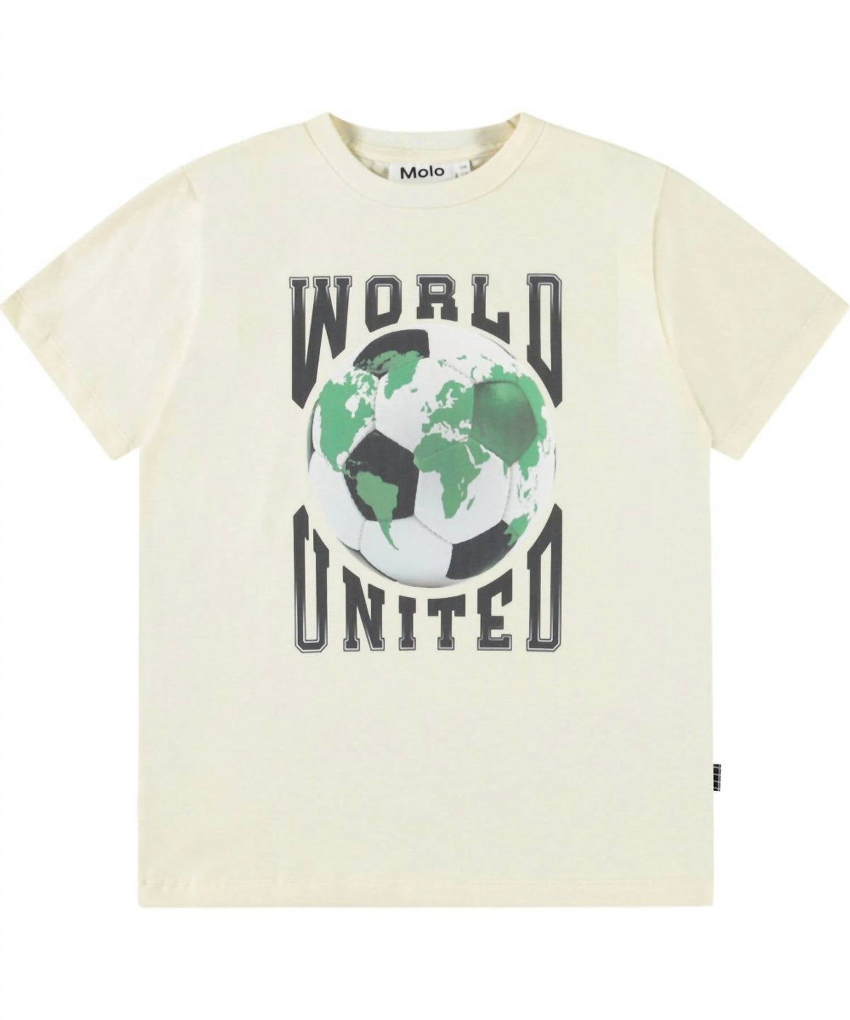 Kid's World United Riley Short Sleeve Tee In Beige