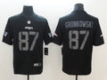 Men's New England Patriots Rob Gronkowski #87 Black Game jersey