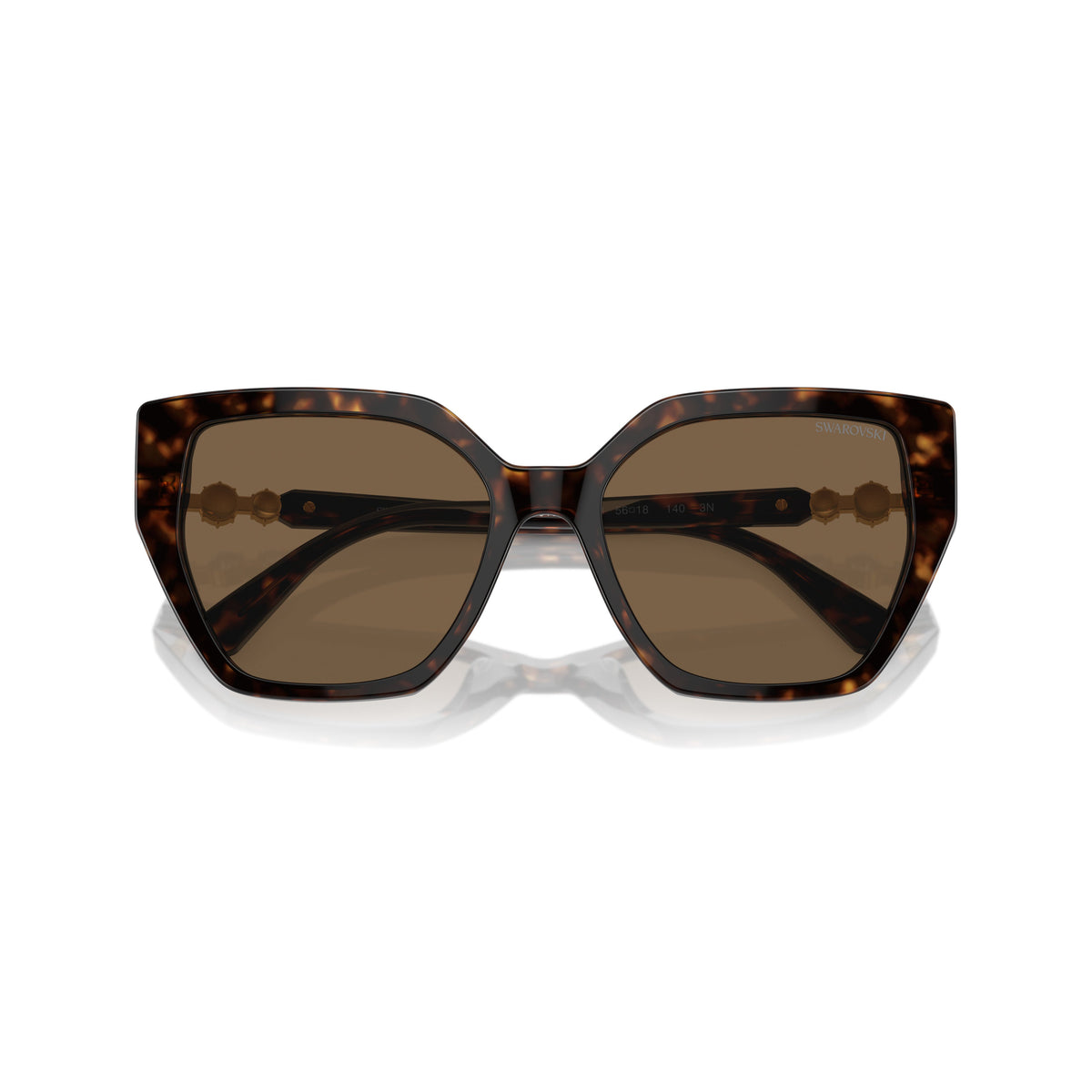 0Sk6016 Oversized Cat-Eye Sunglasses with Tortoiseshell Acetate