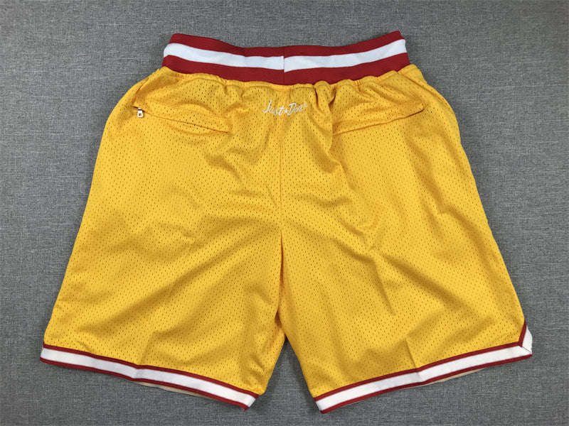 Men's Tampa Bay Buccaneers Yellow Pocket Shorts1