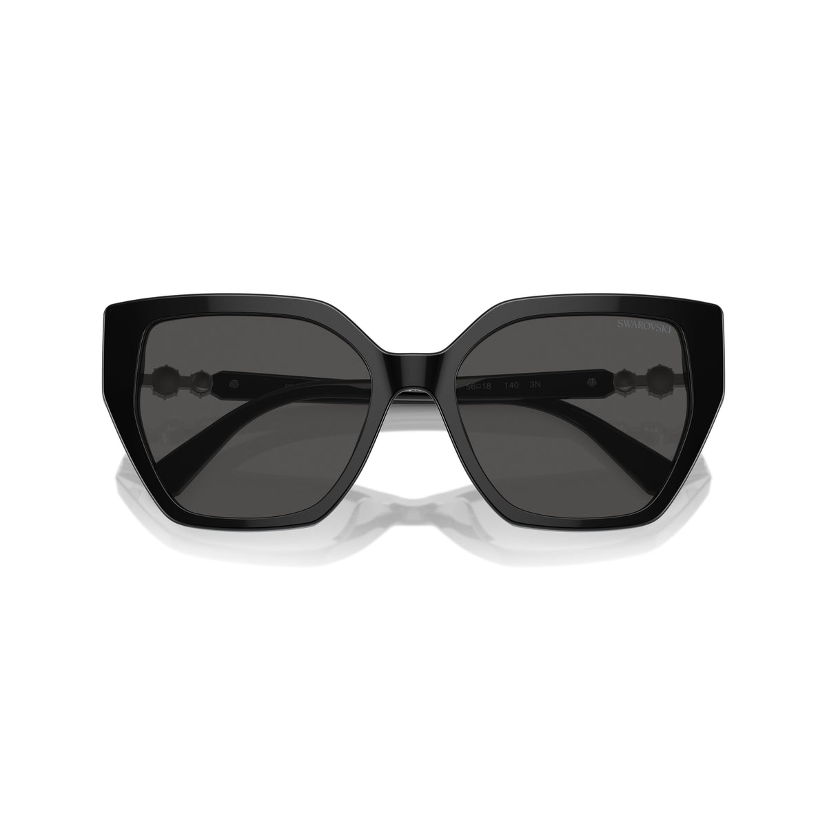 0Sk6016 Oversized Square Frame Sunglasses with Crystal Accents
