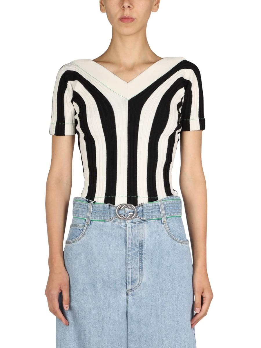 Bottega Veneta Women Striped Pattern Top