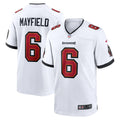 Tampa Bay Buccaneers Baker Mayfield White Away Game Jersey