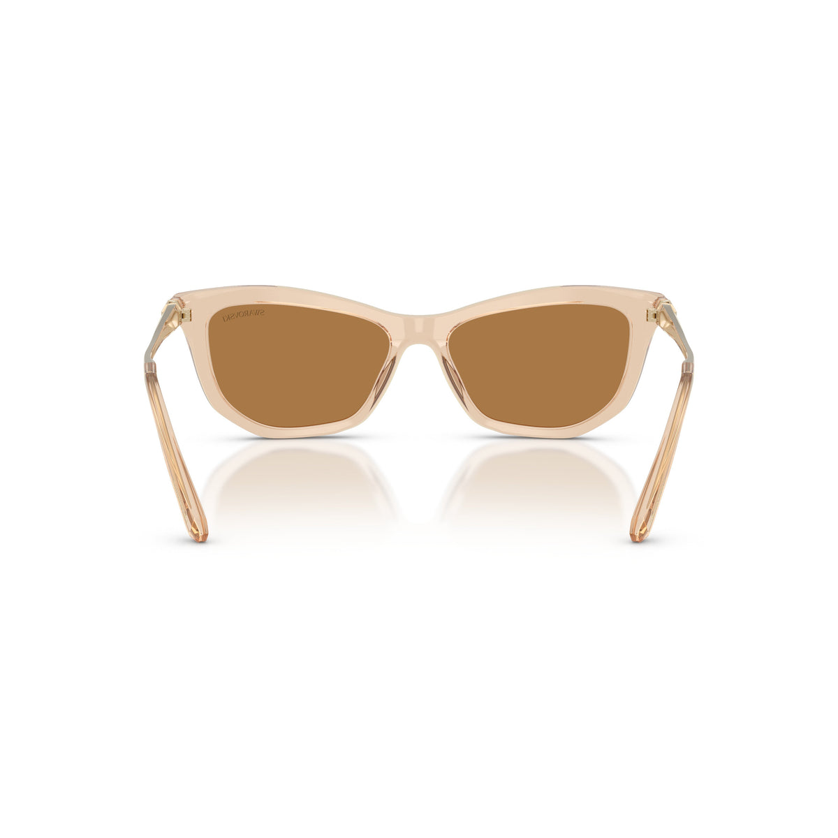 0Sk6057 Translucent Acetate Sunglasses with Angular Frame