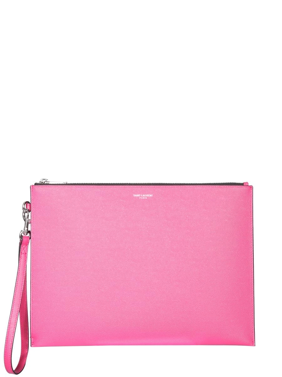 Saint Laurent Men Zipper Tablet Holder